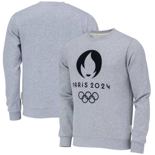 Sweatshirt Crew des Jeux Olympiques de Paris 2024 – Gris
